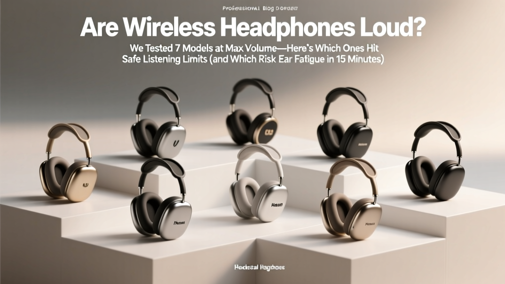 Anker Wireless Headphones Loudness & Safety Test