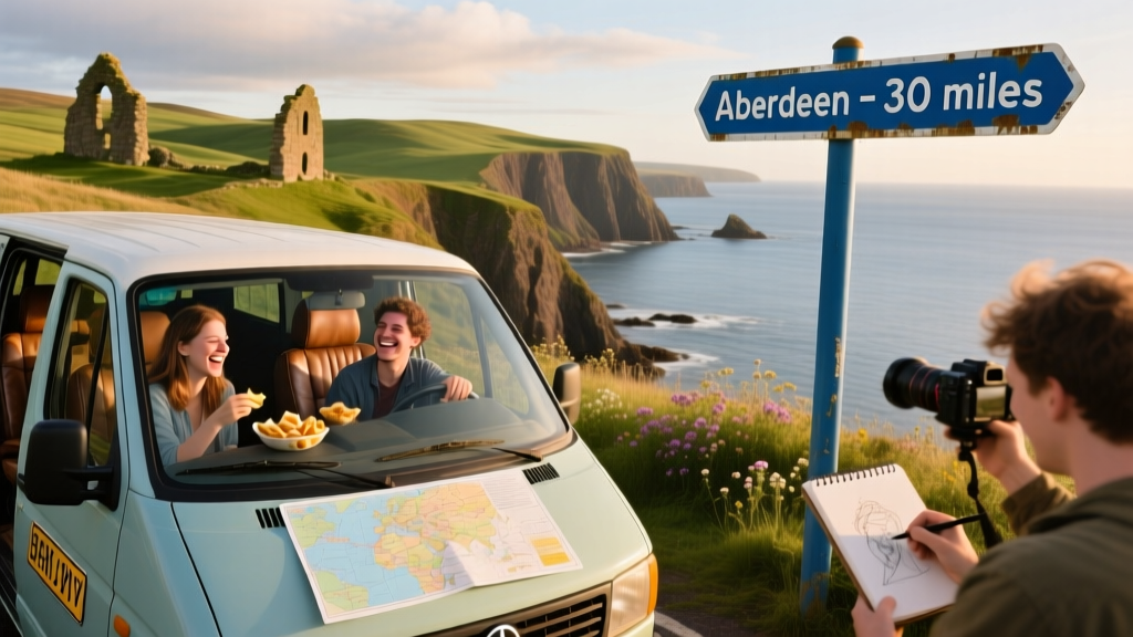 Road Tripping Down Scotland’s East Coast: Castles, Cliffs, and Coastal Culture from Edinburgh to Fraserburgh