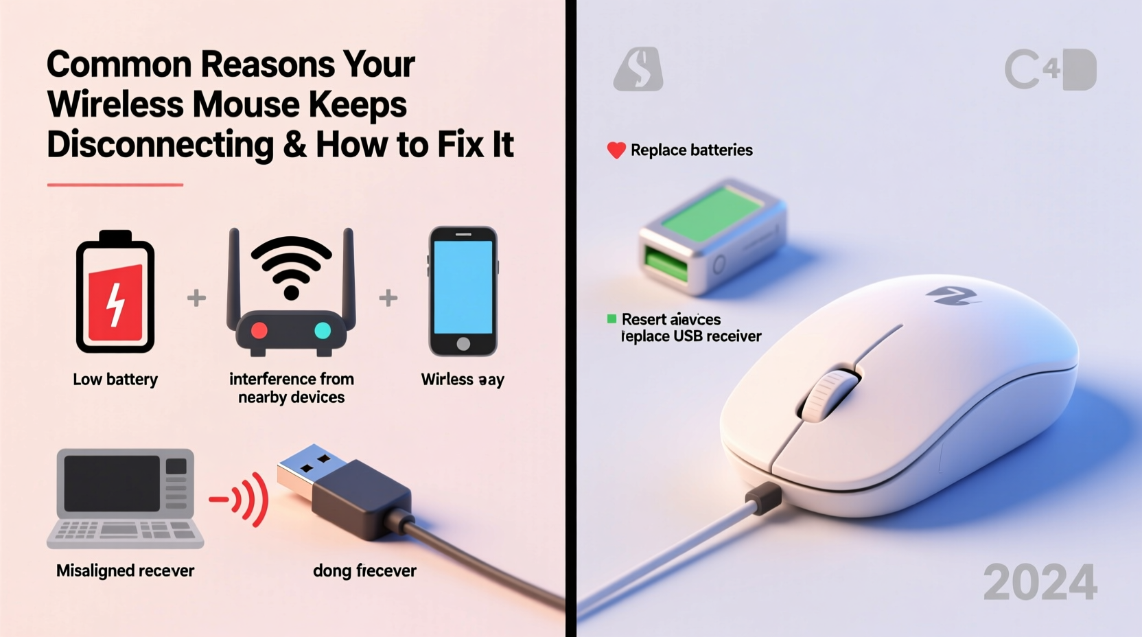 common reasons your wireless mouse keeps disconnecting and how to fix it