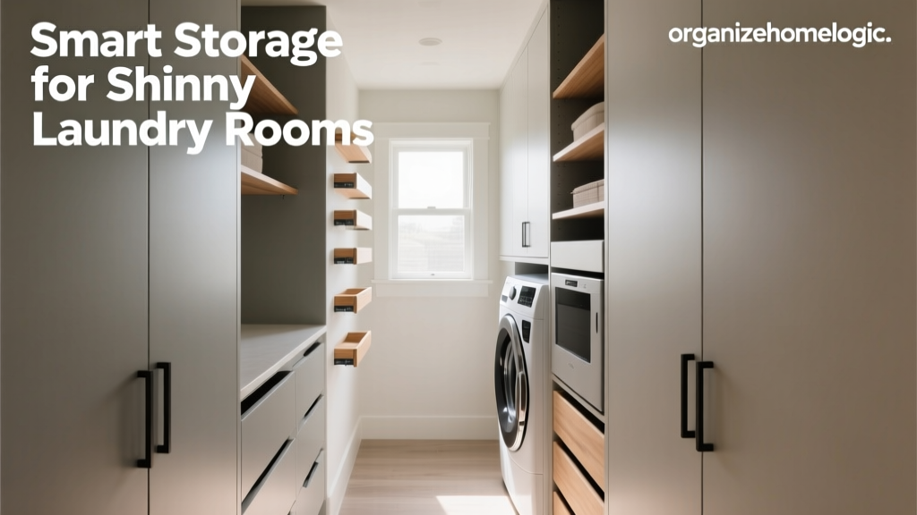 Smart Storage for Skinny Laundry Rooms