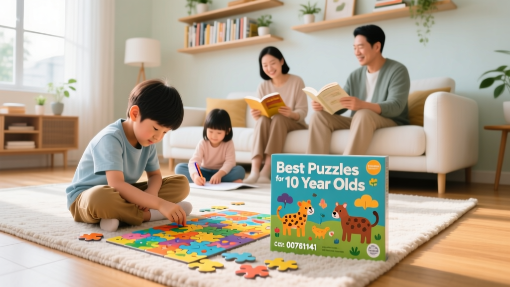 Best Puzzles for 10 Year Olds: Cognitive Growth, Screen-Free Engagement, and Real-World Skills