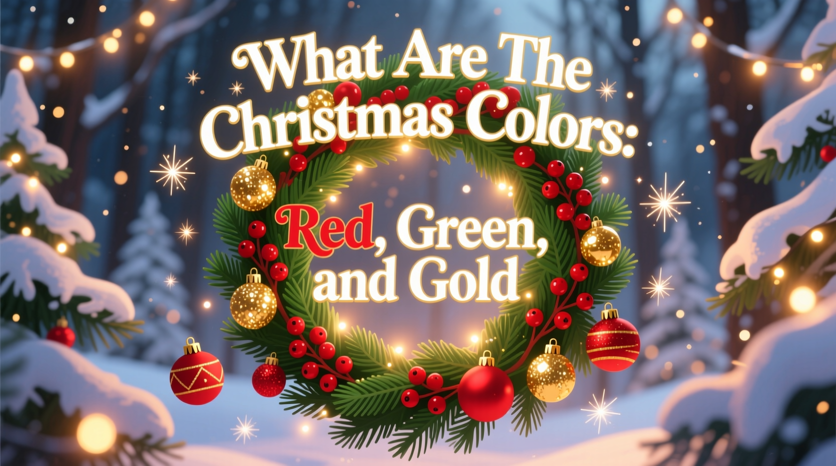what are the christmas colors