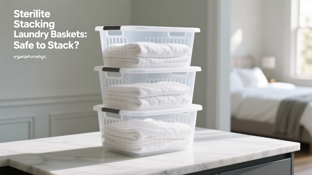 Sterilite Stacking Laundry Baskets: Safe to Stack?