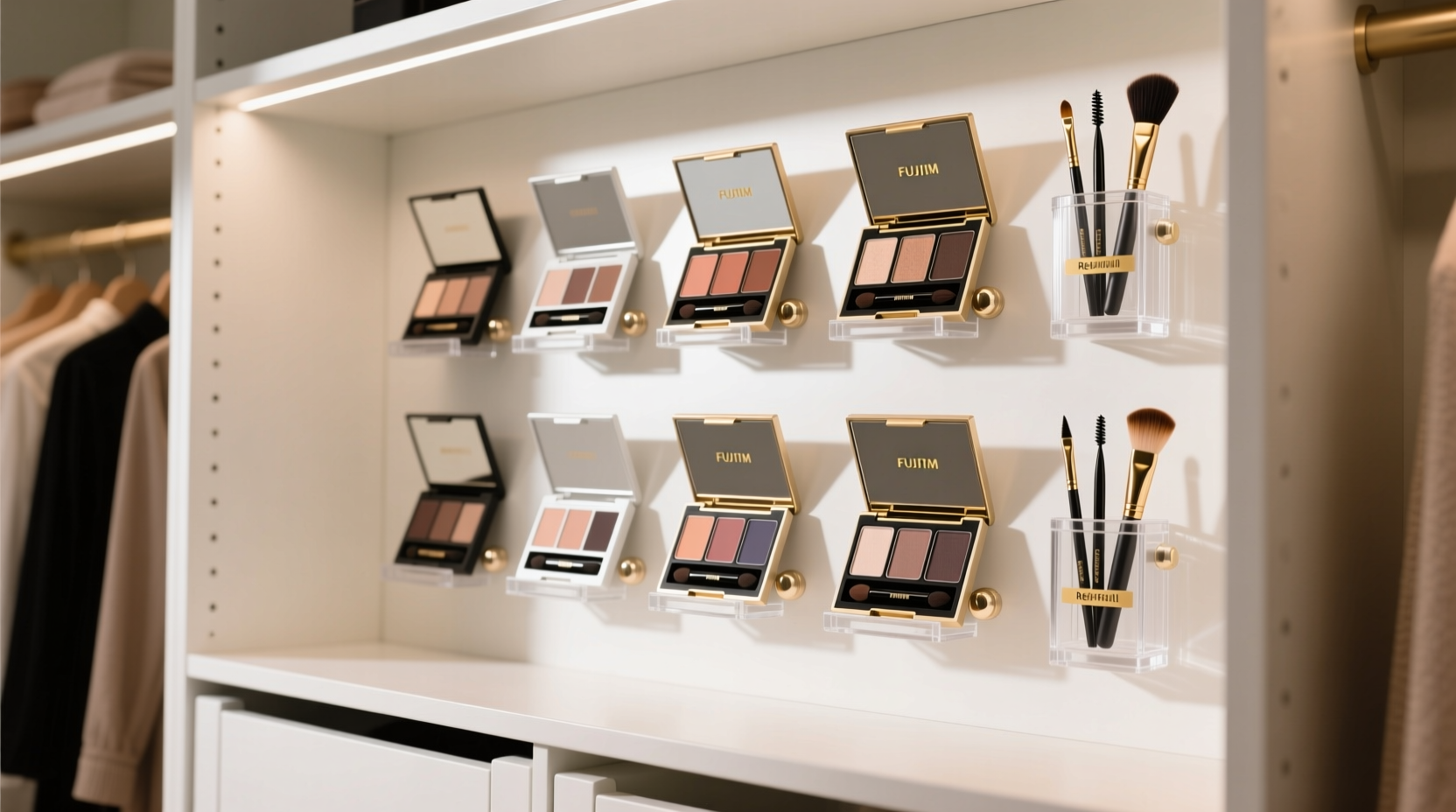 beauty closet organization tips