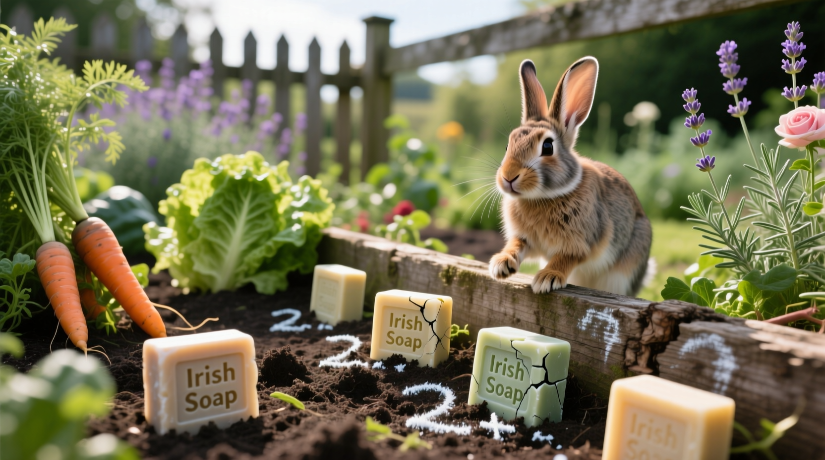 does irish soap keep rabbits away from your garden