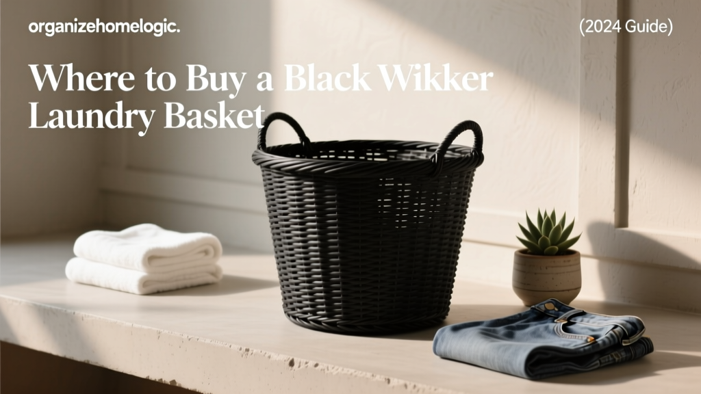 Where to Buy a Black Wicker Laundry Basket (2024 Guide)