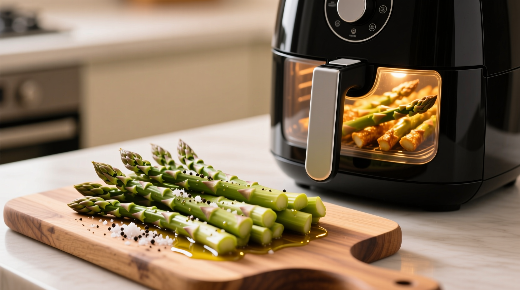 Air Fryer Asparagus Recipe: Crispy-Tender in 11 Minutes, Zero Oil Splatter