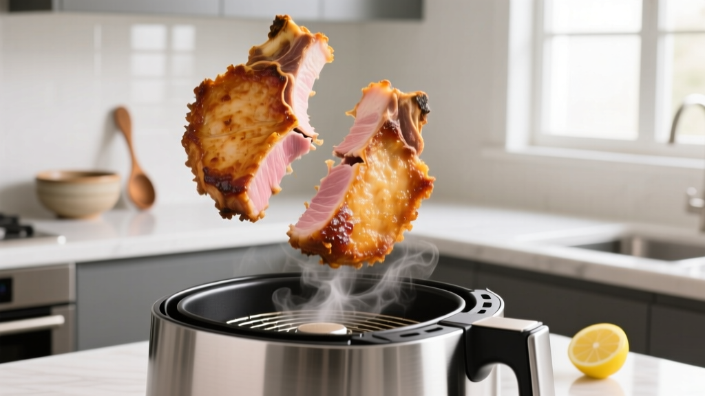 Crispy Bone-In Pork Chops in the Air Fryer (5-Min Prep!)