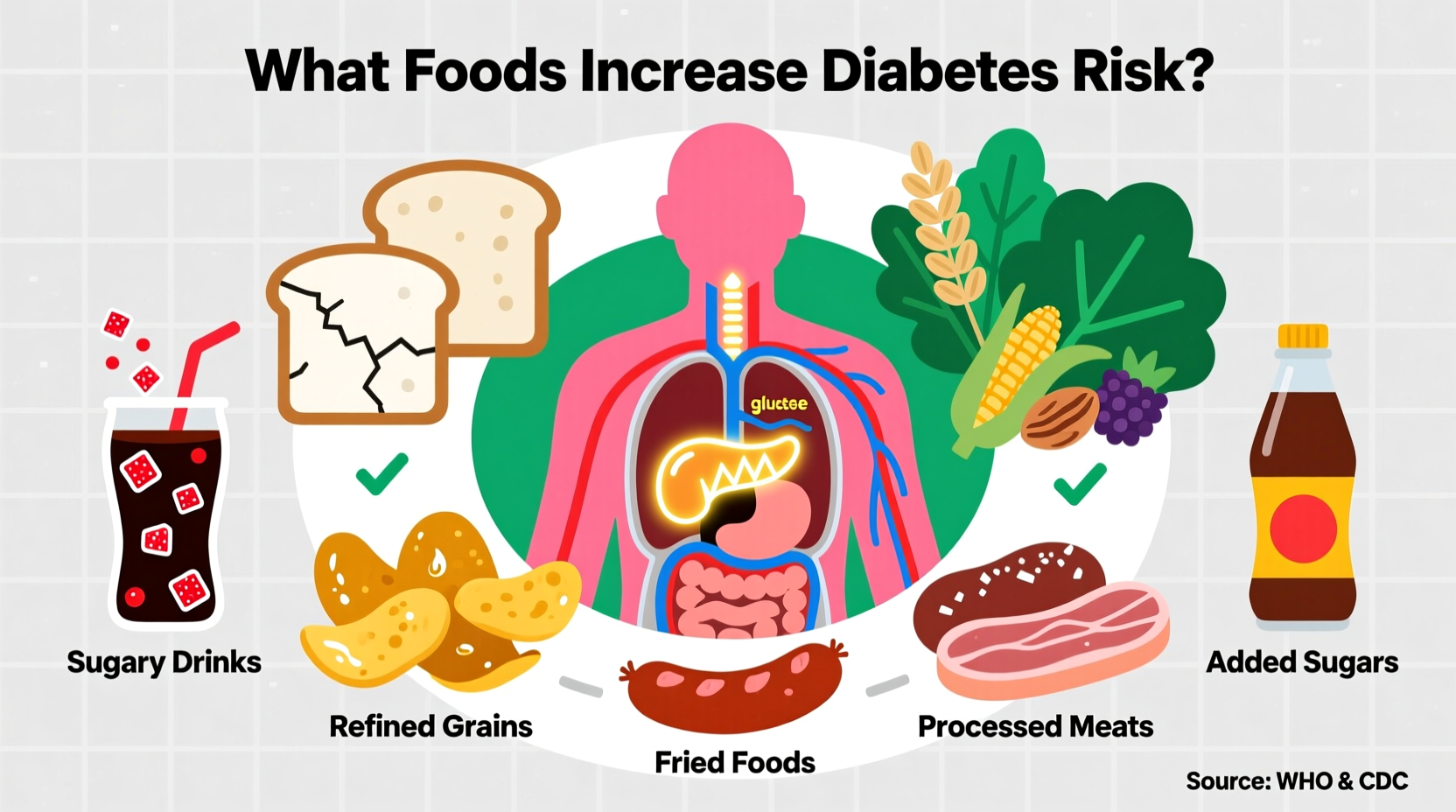 Foods That Increase Diabetes Risk: Science-Backed Facts