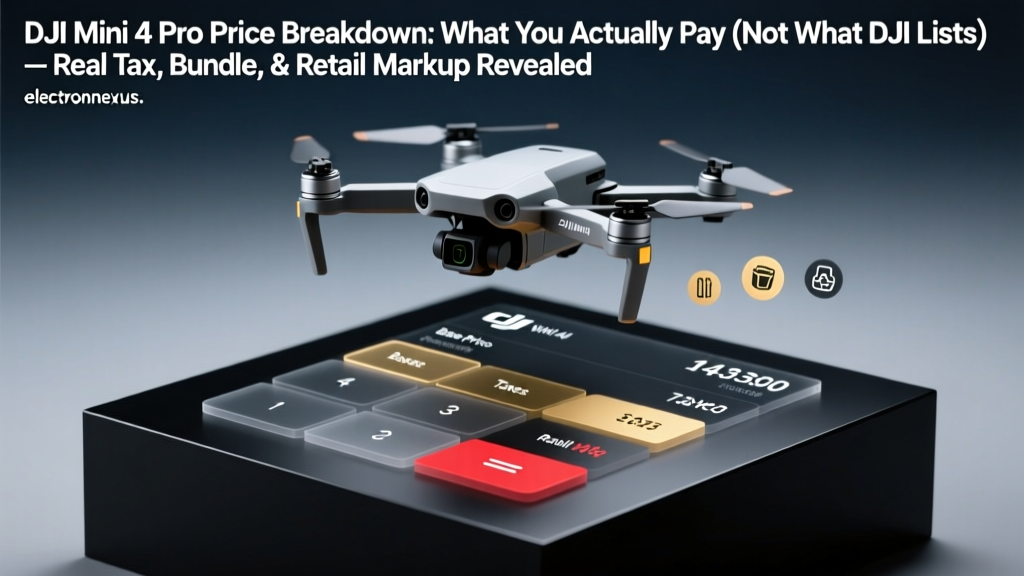 DJI Mini 4 Pro Price Breakdown: What You Actually Pay (Not What DJI Lists) — Real Tax, Bundle, & Retail Markup Revealed