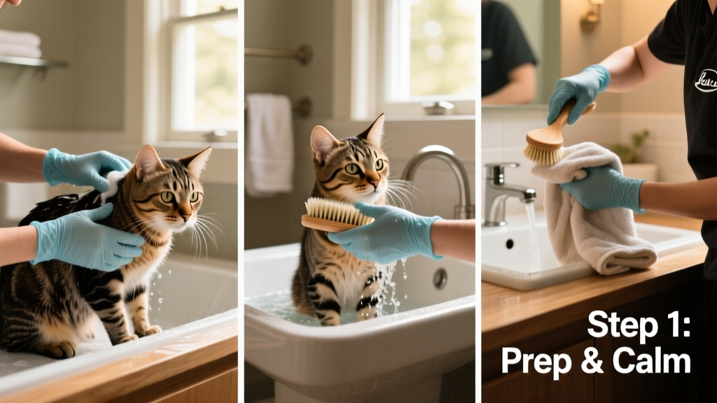How to Bathe a Cat: Step-by-Step Tips From a Professional Groomer