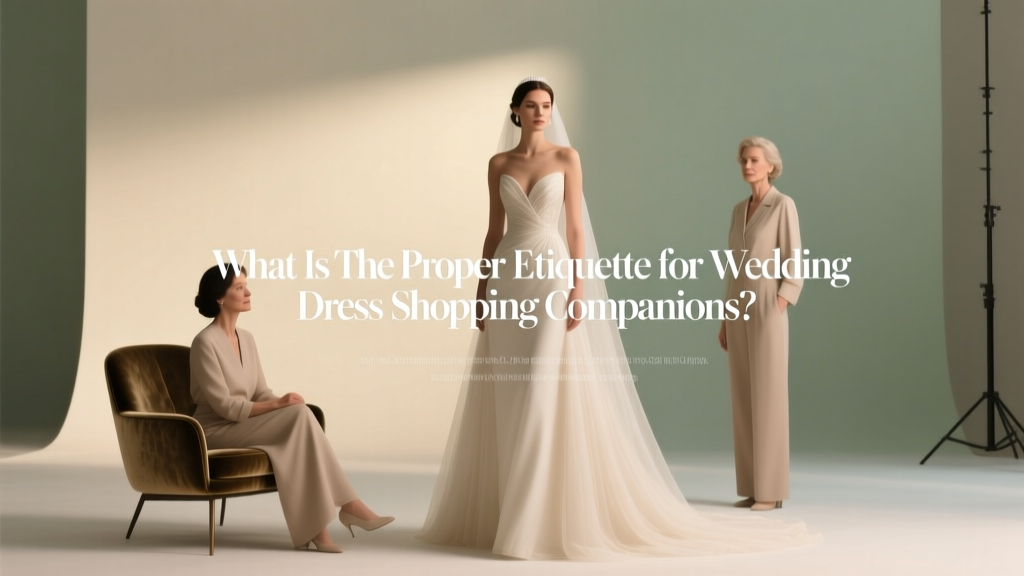 Wedding Dress Shopping Companions: Etiquette Tips