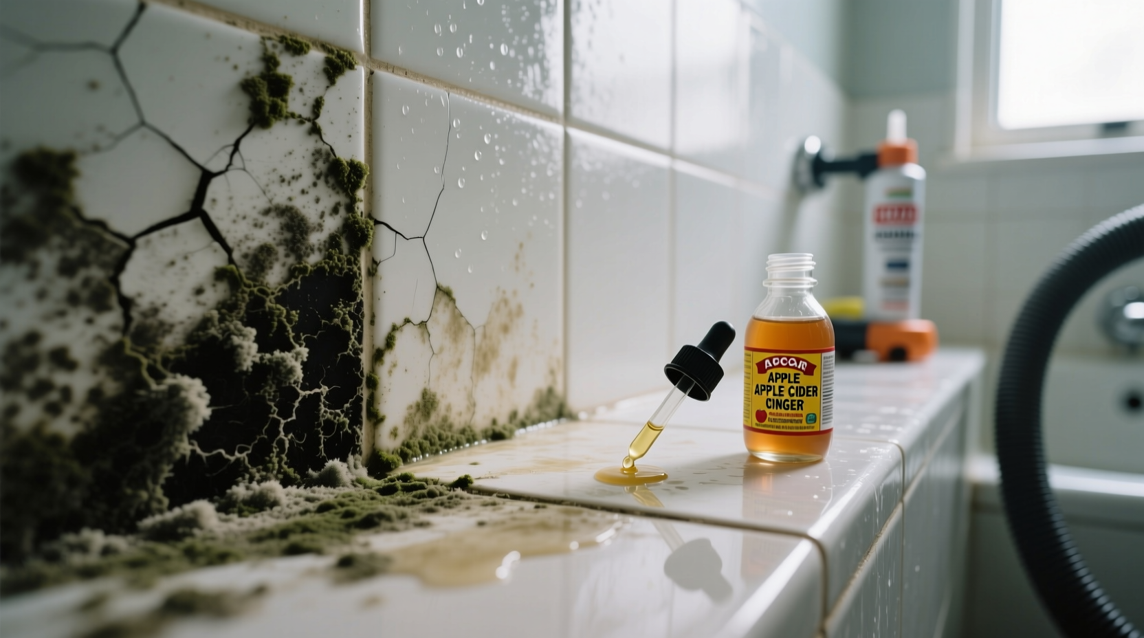 is apple cider vinegar effective against black mold