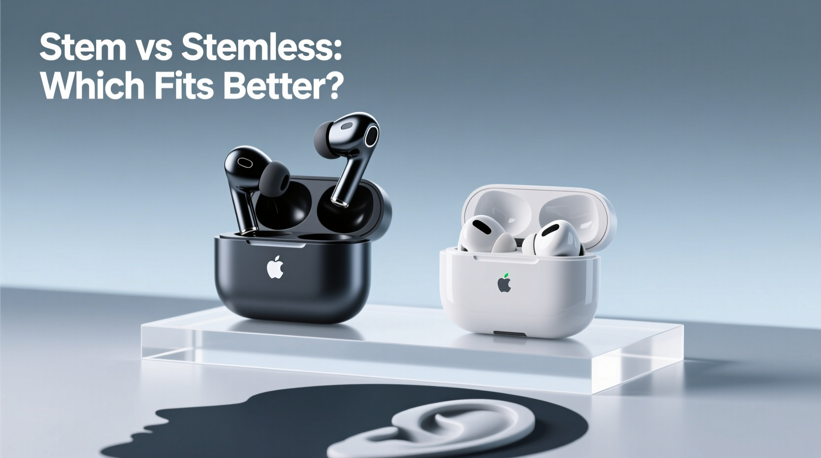 wireless earbuds with stems vs stemless which fit more securely