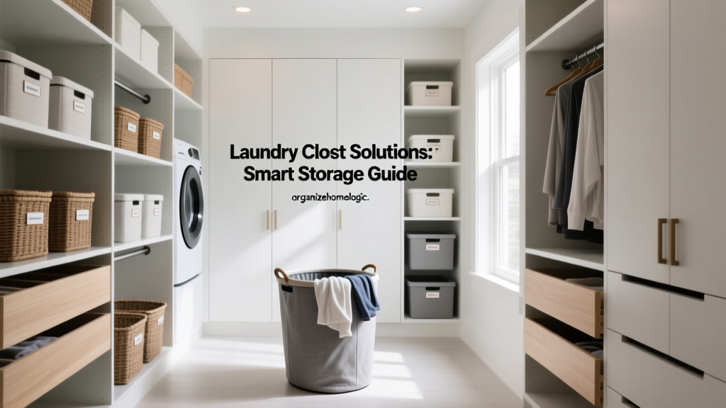 Laundry Closet Solutions: Smart Storage Guide
