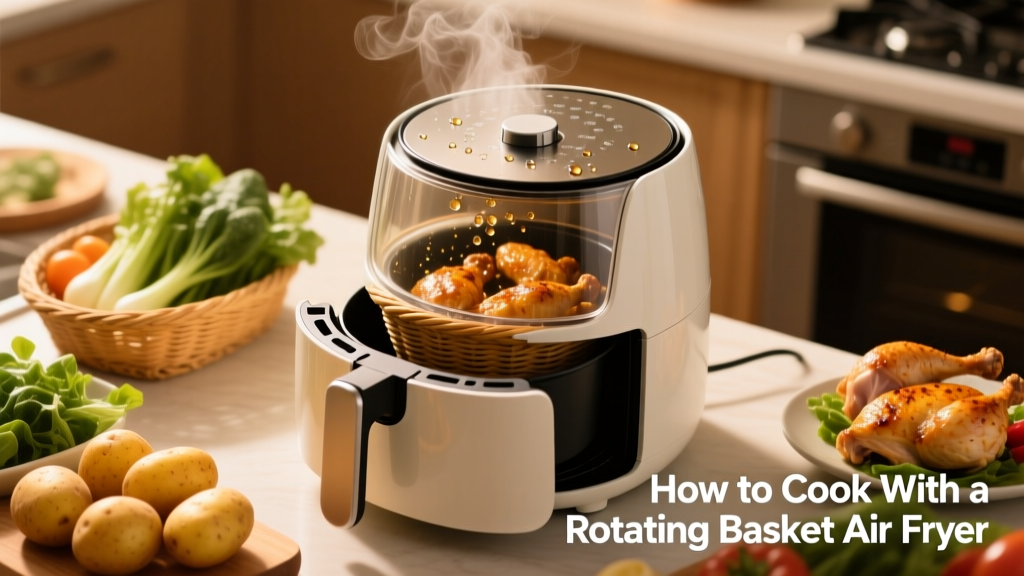 How to Cook With a Rotating Basket Air Fryer