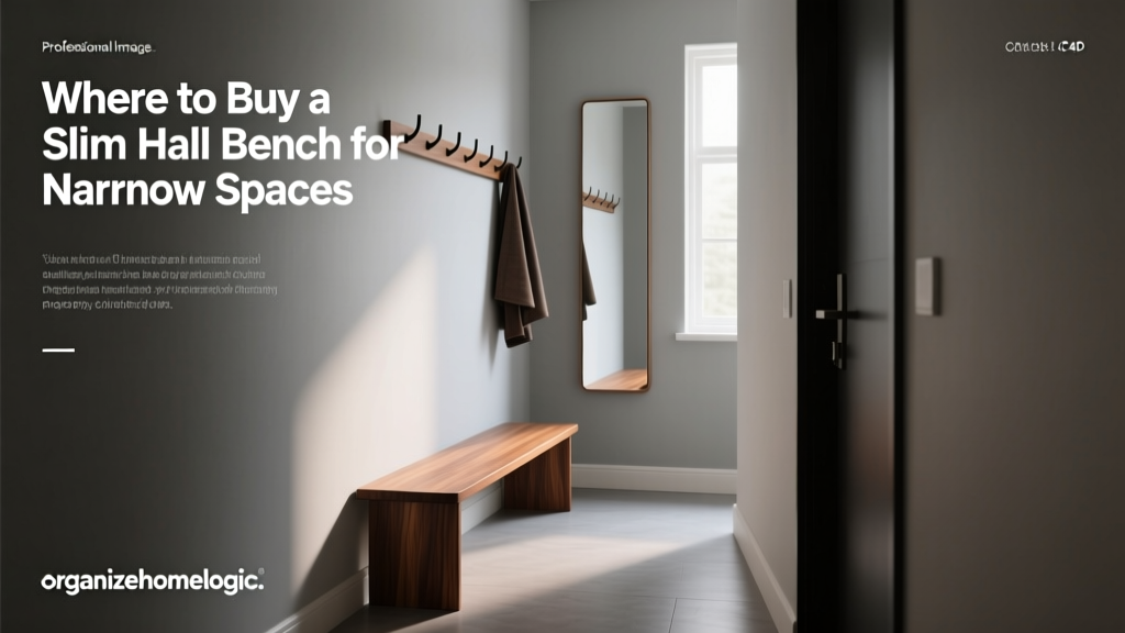 Where to Buy a Slim Hall Bench for Narrow Spaces