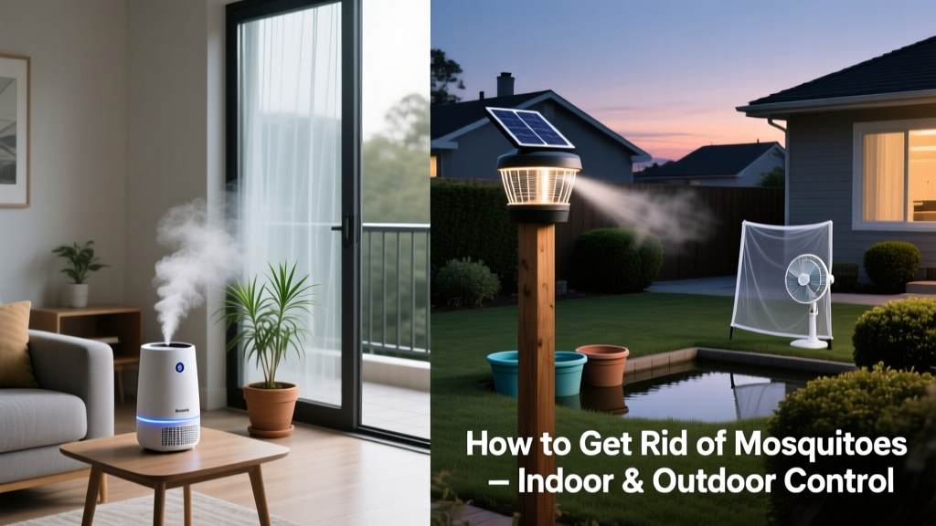 How to Get Rid of Mosquitoes: Indoor & Outdoor Control