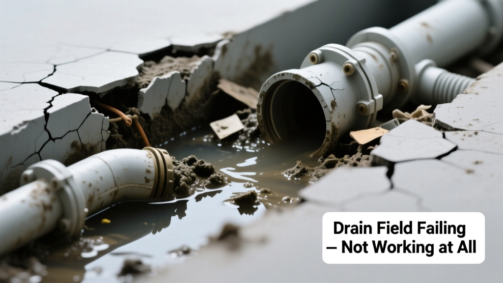 Drain Field Failing: Not Working at All — Quick Diagnosis