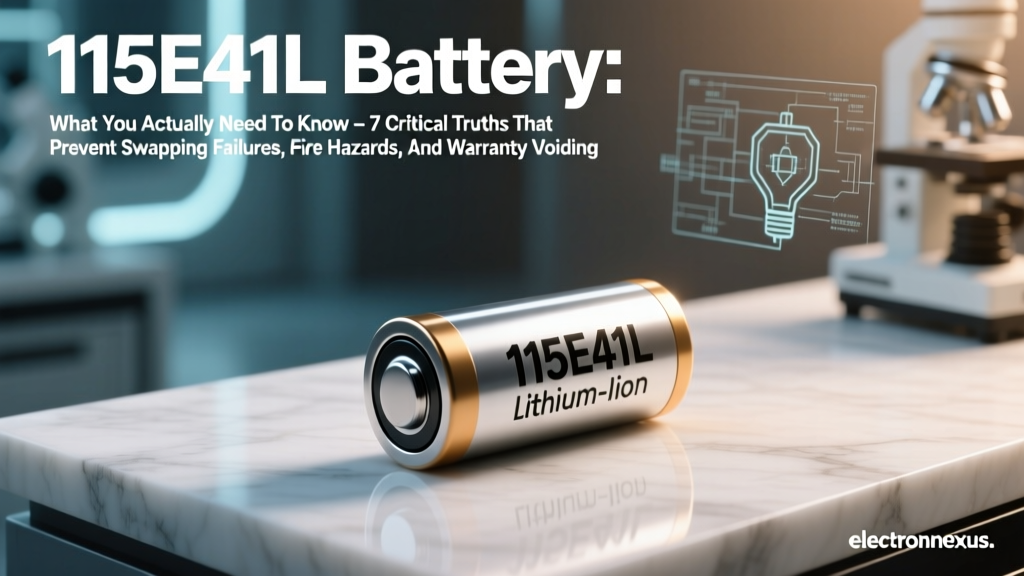 115E41L Battery What You Actually Need To Know: 7 Critical Truths That Prevent Swapping Failures, Fire Hazards, and Warranty Voiding