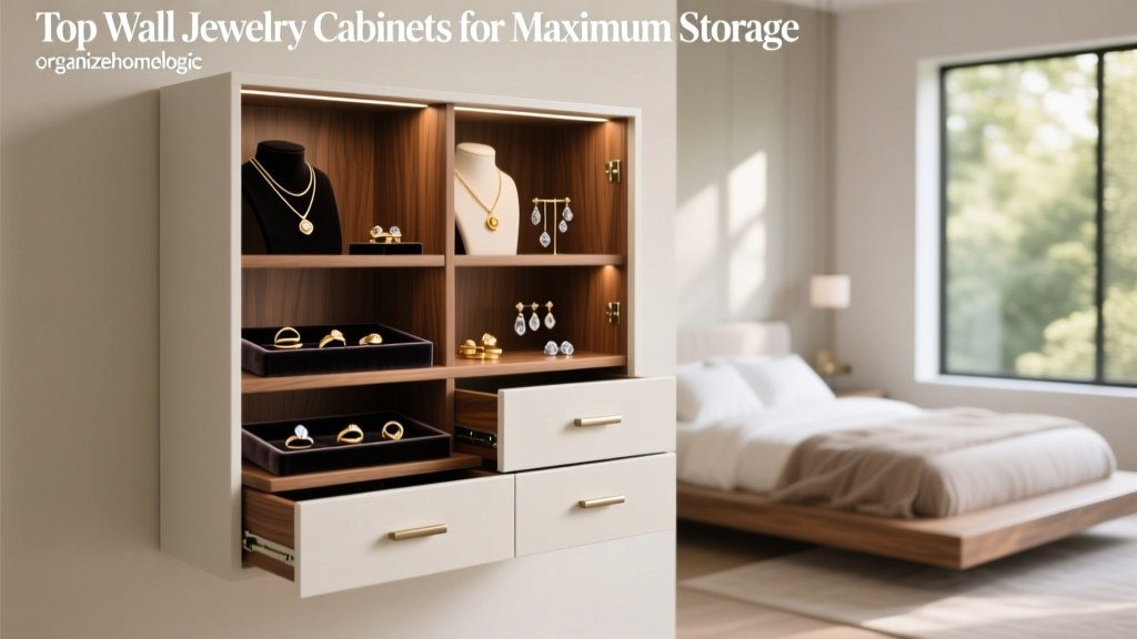 Top Wall Jewelry Cabinets for Maximum Storage