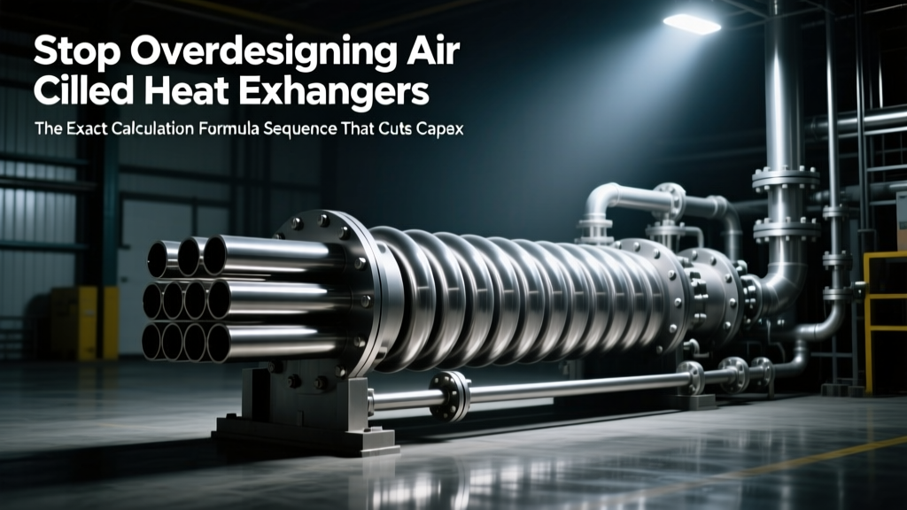 Air-Cooled Heat Exchanger Sizing: Cut CapEx 18–32%