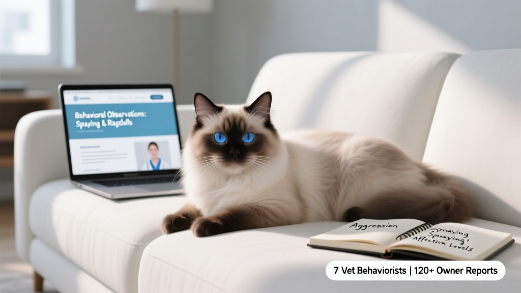 Does spaying change behavior in Ragdoll cats? The truth...