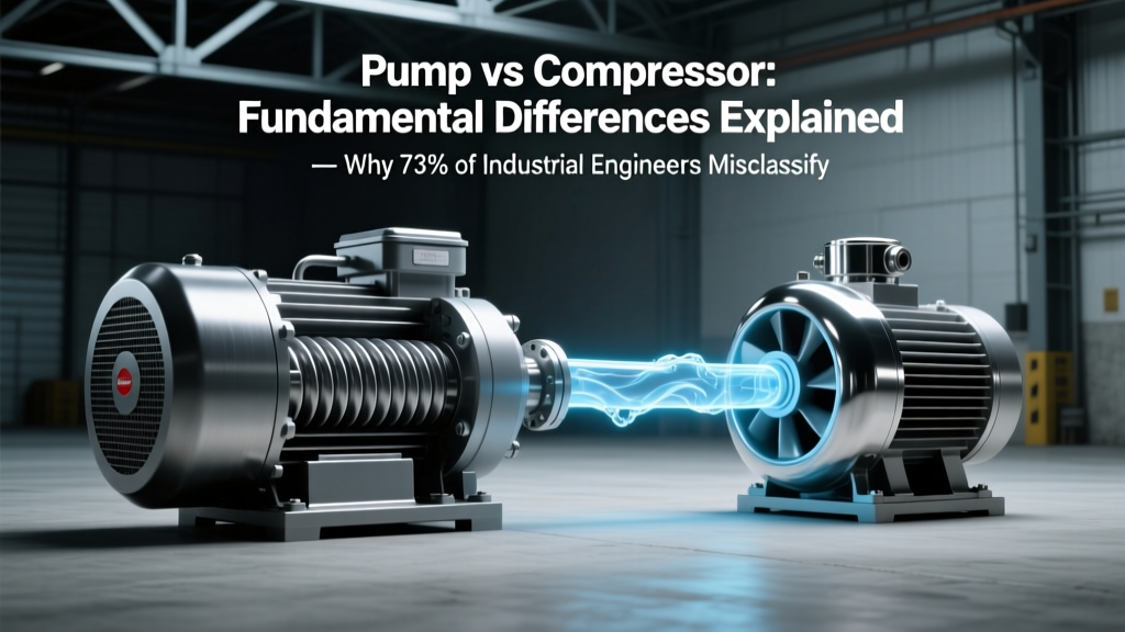 Pump vs Compressor: Key Differences & Why Engineers