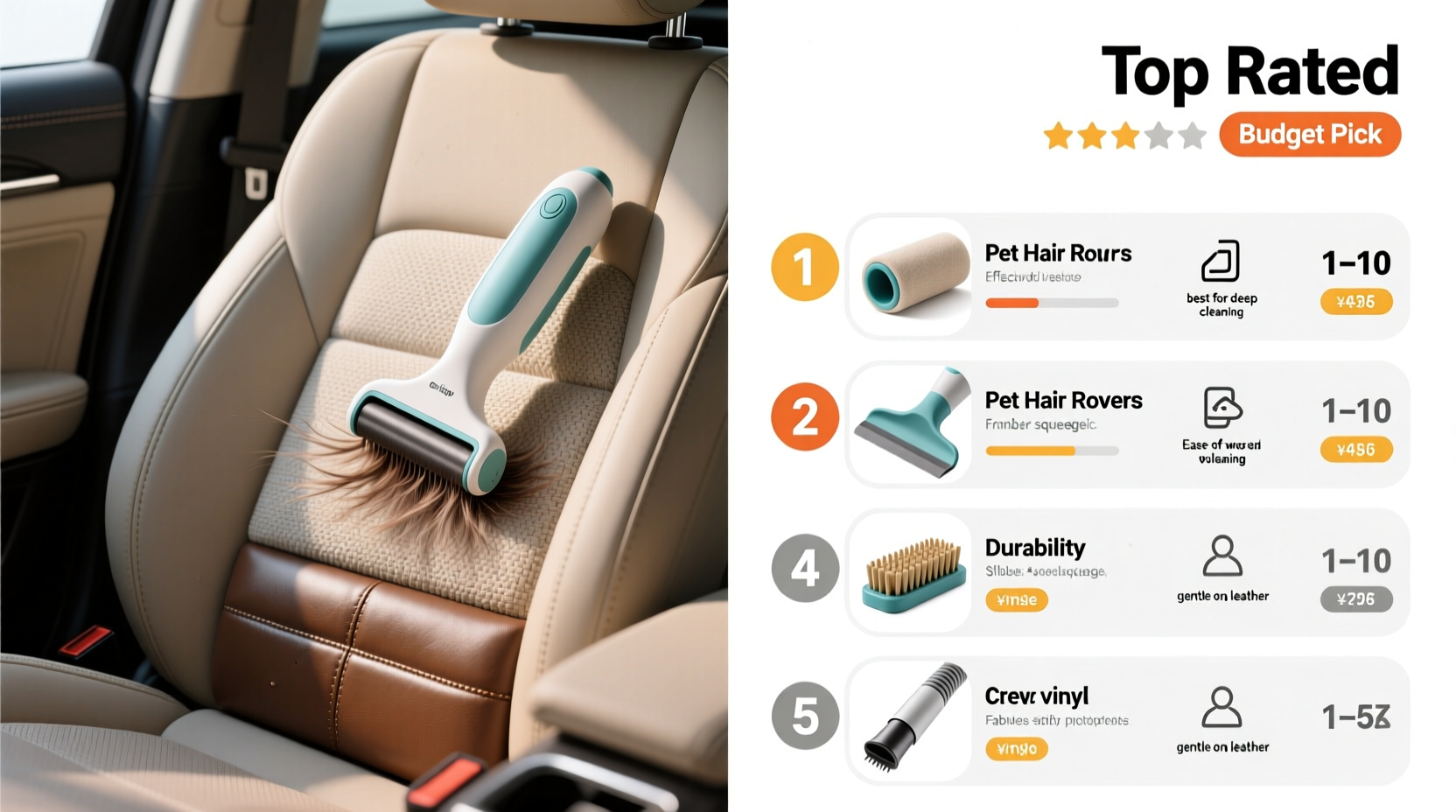 best pet hair removers for car seats tested and ranked
