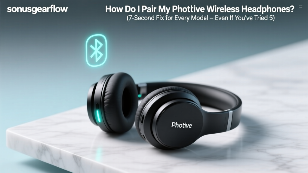 Photive Wireless Headphones Pairing Guide (2026)