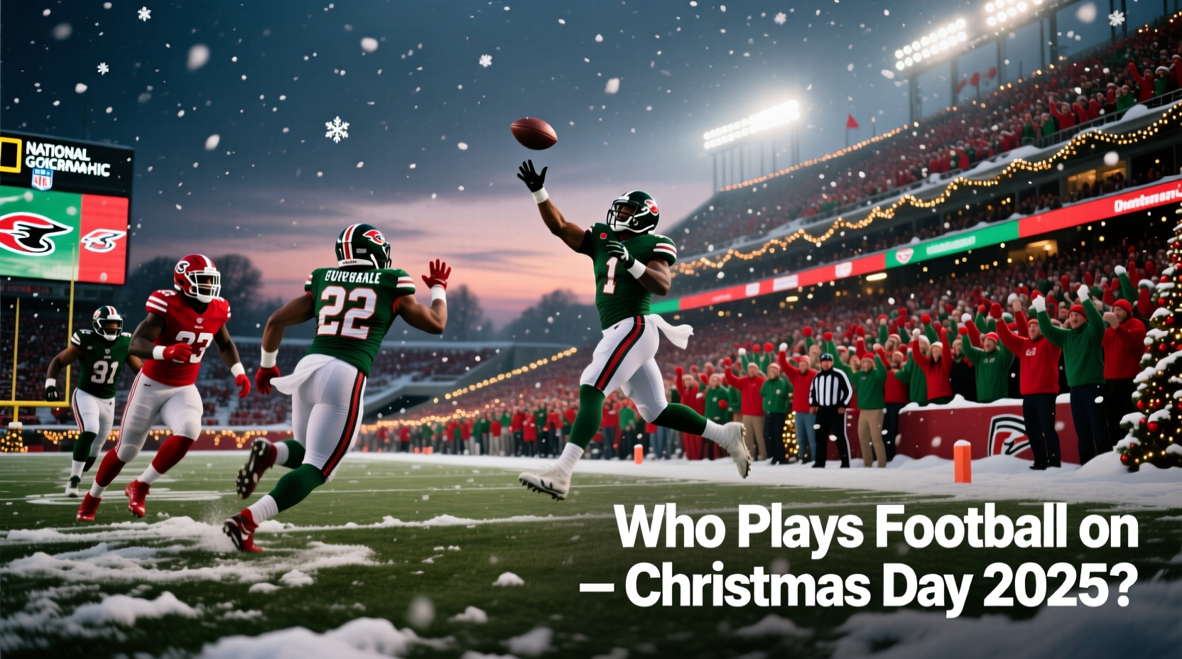 who plays football christmas day
