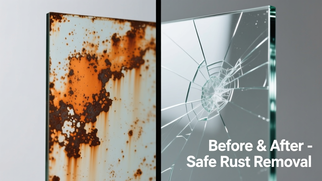 How to Remove Rust Stains from Glass Safely