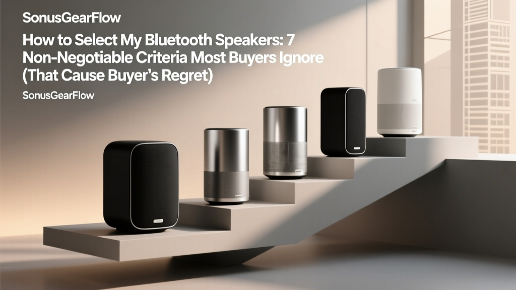 Bluetooth Speakers: 7 Must-Know Selection Criteria