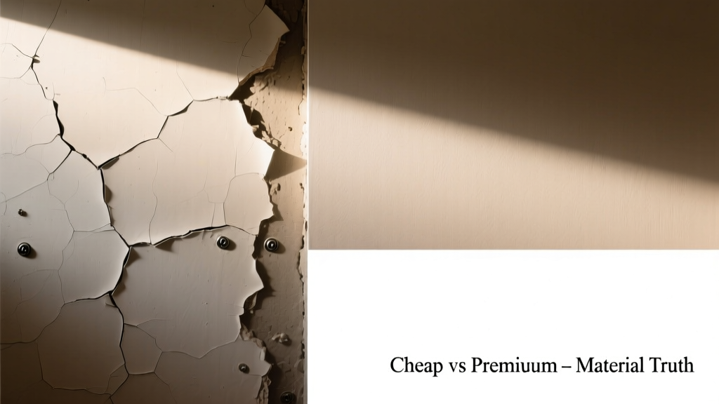 Cheap vs Premium Walls: What Actually Matters for Minimalist Living Spaces