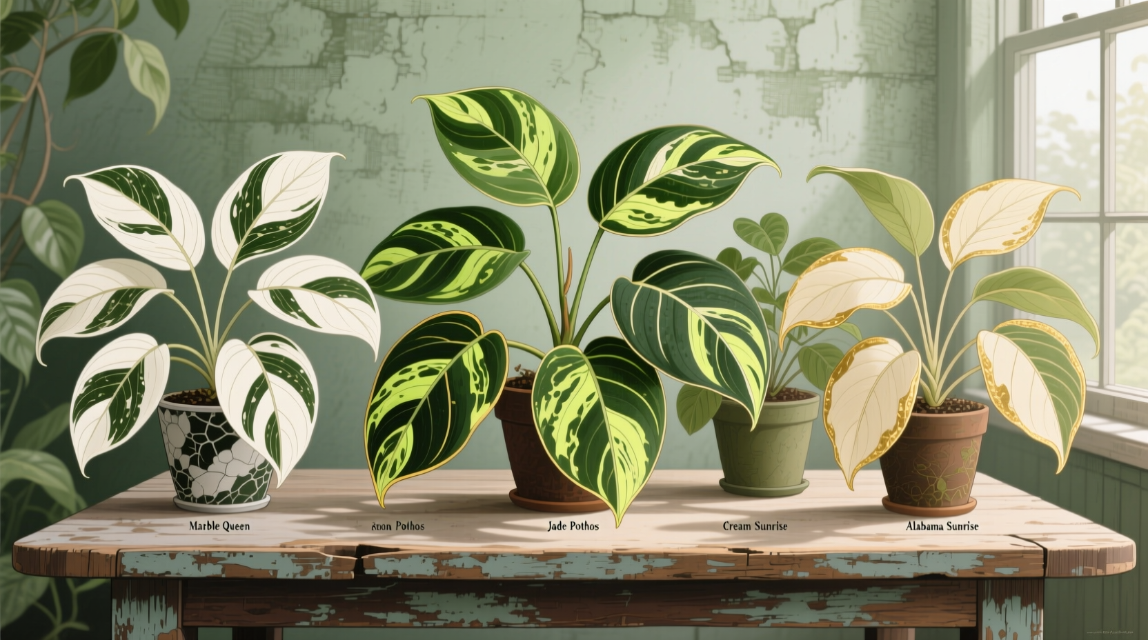 12 Verified Types of Variegated Pothos (With Care & ID Guide)