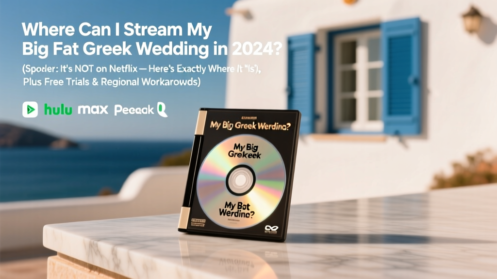 Where to Stream My Big Fat Greek Wedding (2026)