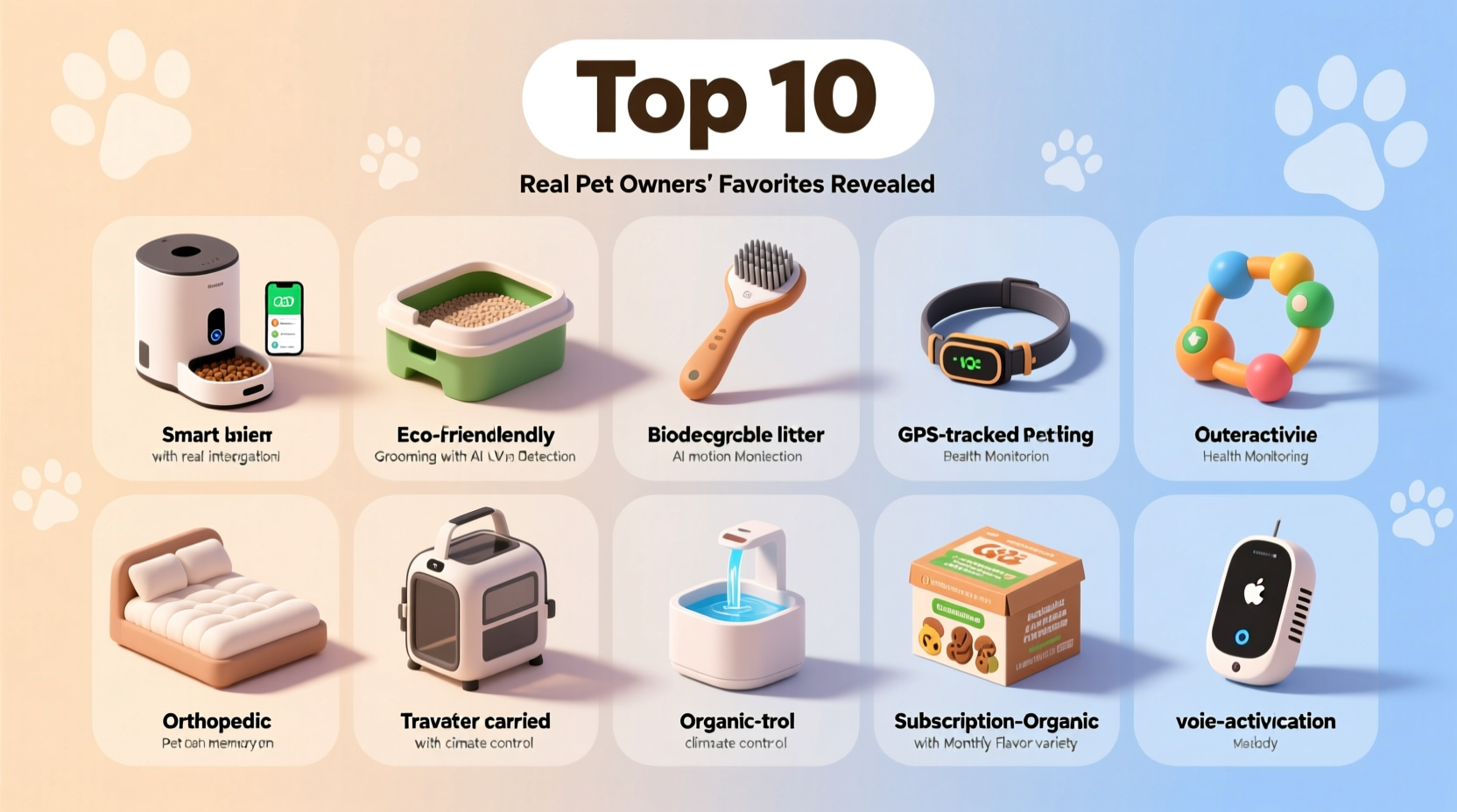 Top 10 Best Selling Pet Products in 2025: Real Pet Owners' Favorites Revealed