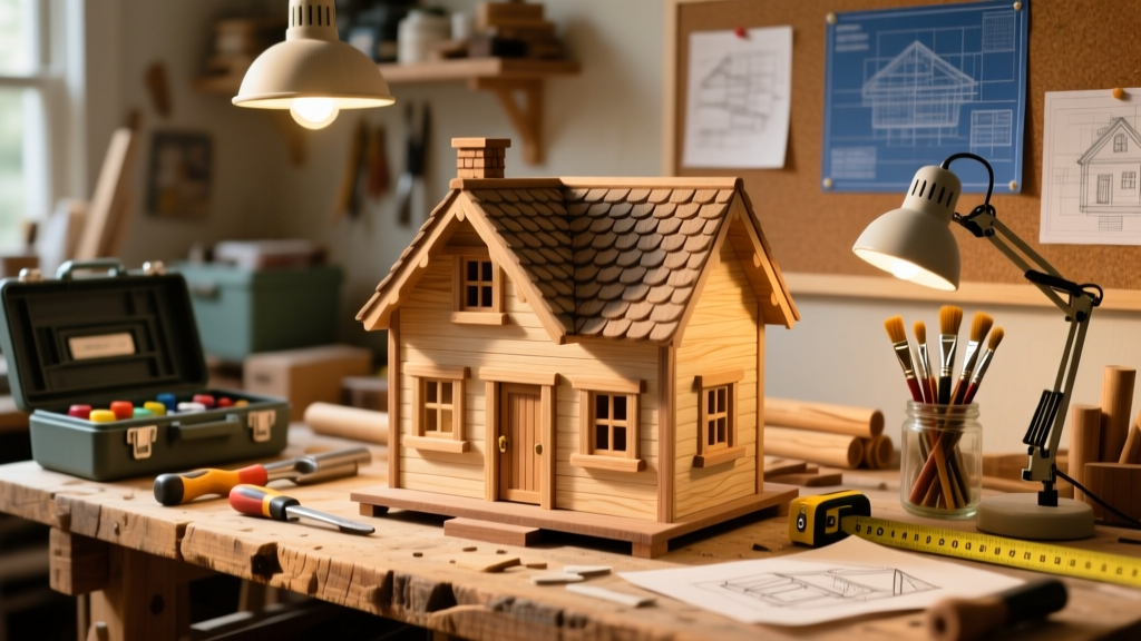 DIY Dollhouse: Build a Custom 1:12 Scale Wooden House