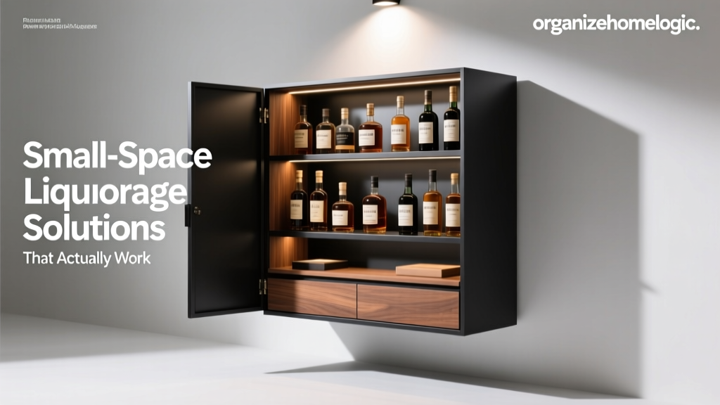 Small-Space Liquor Storage Solutions That Actually Work