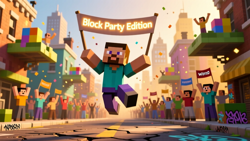Block Party Edition Minecraft Movie: Real-Life Build (2026)