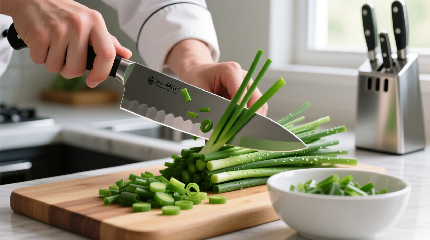 how to back slice chives