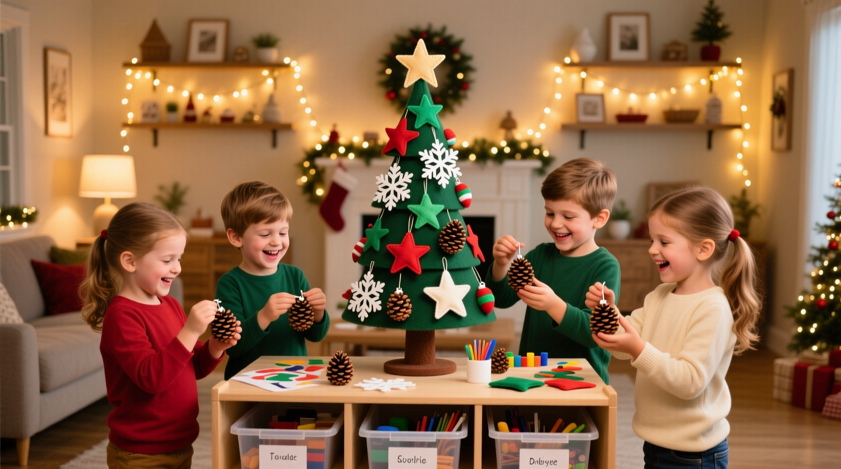 how to involve kids in christmas decorating without creating clutter chaos