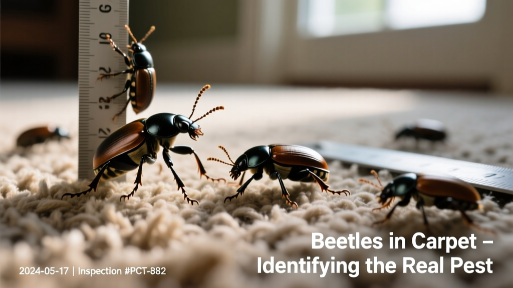 Beetles in Carpet: Identifying the Real Pest
