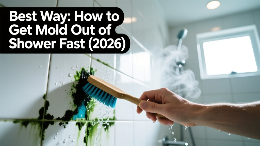 Best Way: How to Get Mold Out of Shower Fast (2026)