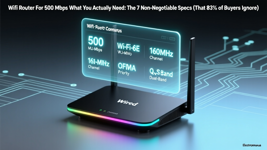 Wifi Router For 500 Mbps What You Actually Need: The 7 Non-Negotiable Specs (That 83% of Buyers Ignore)