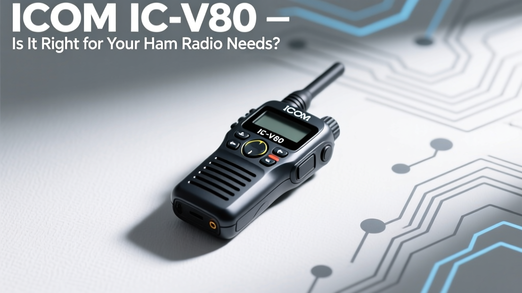 Icom IC-V80 VHF Radio Review: Real-World Tests & Comparisons