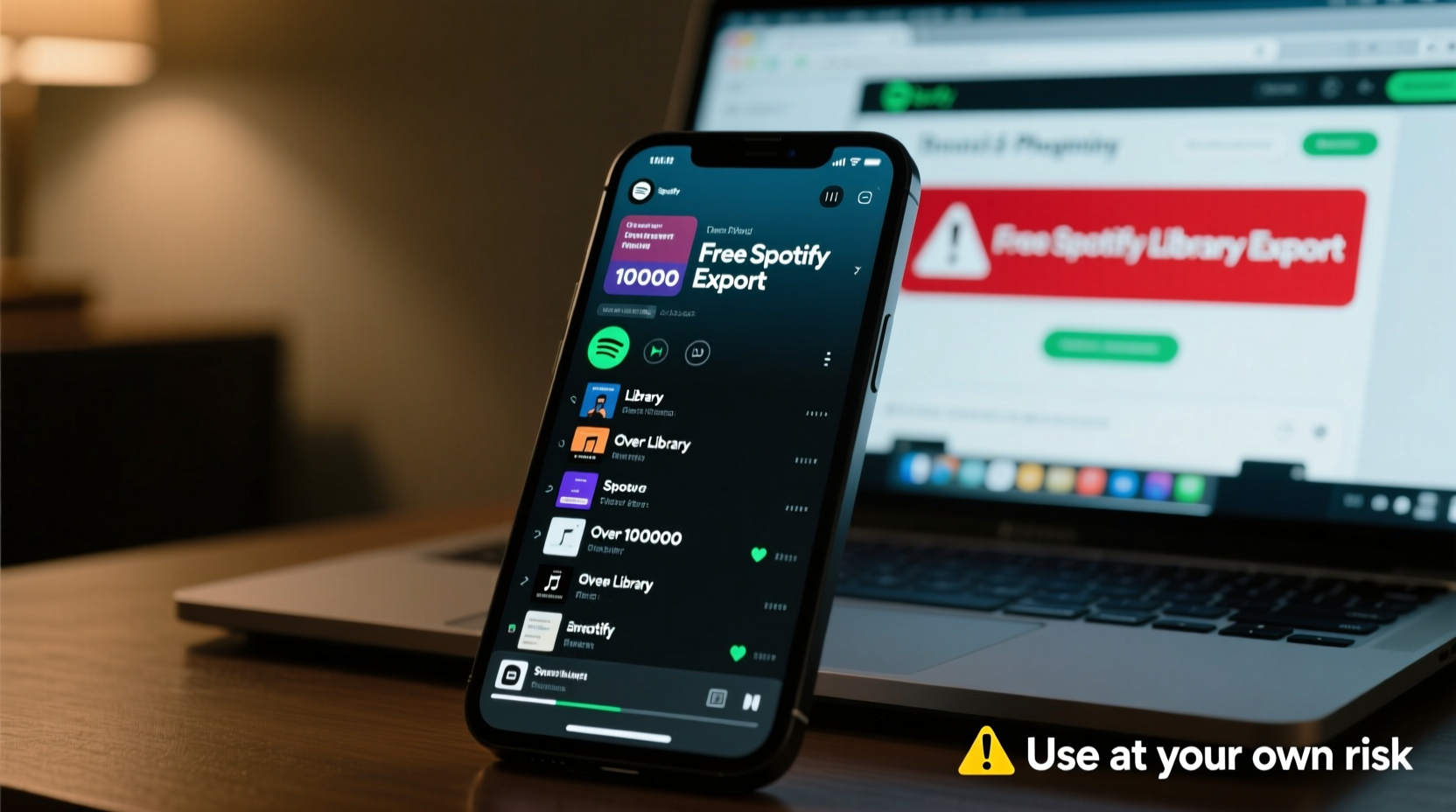 how to export your entire spotify library for free
