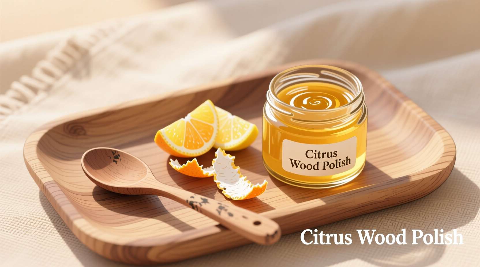 diy citrus wood polish