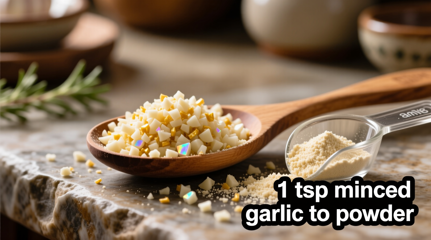 1 tsp Minced Garlic to Powder: Exact Conversion Guide