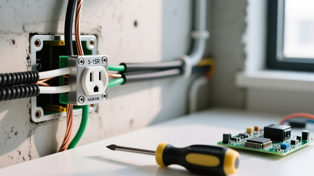 How to Wire a US Standard Voltage Outlet: NEMA 5-15R Guide
